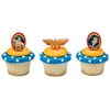 12 Wonder Woman Amazing Amazon Cupcake Cake Rings Birthday Party Favors Toppers