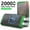 Green, variant on CATGOOD 46800mAh Solar Power Bank, 22.5W Fast Charging Portable Charger with 4 Built-in Cables & 10W Wireless Charging, Travel Battery Pack with Camping Flashlight(Orange)
