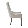 thumbnail image 5 of Maklaine 20.5" Traditional Solid Wood Ultra Dining Chairs in Cream (set of 2), 5 of 8