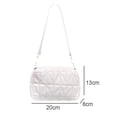 thumbnail image 2 of Bolso bandolera pequeño para mujer con monedero y correas gruesas múltiples para el hombro, 2 of 5