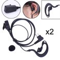 thumbnail image 1 of 10 Uds. Auricular de 2 pines micrófono PTT para Motorola CB Radio CP88 CP040 CP100, 1 of 3