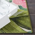 thumbnail image 4 of SAFAVIEH Barbados Evan Botanical Indoor/Outdoor Runner Rug, Green/Pink, 2'8" x 10'5", 4 of 8