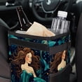 thumbnail image 6 of Mermaid Foldable Car Trash Bin Mini Trash Can with Lid, Leak-proof, Hanging Storage Bag - Car Garbage Can, 6 of 6