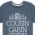 thumbnail image 3 of Instant Message - Cousin Cabin Crew - Vacation - Toddler & Youth Short Sleeve Graphic T-Shirt, 3 of 6