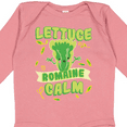 thumbnail image 4 of Inktastic Lettuce Romaine Calm Boys or Girls Long Sleeve Baby Bodysuit, 4 of 5