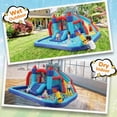 thumbnail image 2 of Funcid Inflatable Pool Water Slides, Bounce House Water Park Combo with Double Slides, Jumping Castle with Air Blower for Kids Backyard Outdoor, 2 of 6