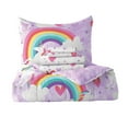 thumbnail image 2 of Dream Factory Unicorn Rainbow Full 7 Piece Comforter Set, Polyester, Microfiber, Purple, Child, Female, 2 of 10