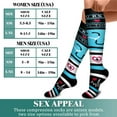 thumbnail image 5 of 3 Pairs Copper Compression Socks for Women & Men Circulation 15-20 mmhg - Better Blood Flow, Swelling, Best Support for Medical, Running, Nursing, 5 of 5