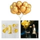 thumbnail image 4 of Globos de látex de 30 cm para fiestas infantiles, festivales, eventos y decoración de arcos de carnaval oro, 4 of 9