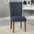 thumbnail image 2 of HomePop Parsons Chaise de Salle à Manger Rembourrée Accent Classique, Lot de 2, Bleu Marine, 2 of 14