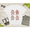 thumbnail image 4 of Merry Christmas Cookies Xmas Gingerbread Man Dessert Design T-Shirt Christmas Lover Gift T Shirt for Men Women Kids Boys Girls Teens Tshirt, 4 of 8
