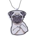 thumbnail image 1 of Fresh Fresheners Dog Car Air Freshener 3 Pack Pug Scented with Essential Oils, 1 of 3