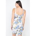 thumbnail image 5 of Floral Square Neck Bodycon Dress S, 5 of 10