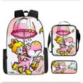 thumbnail image 1 of Primary And Secondary School Students Animation Backpack, Youth Schoolbag Three-piece Set-SinKeeU, 1 of 4