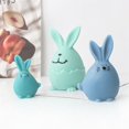 Bunny with LongEars Candle Soap Molds Plaster Model for Painting