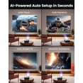 thumbnail image 5 of WiMiUS 4K Google TV Projector, 400 Lumens, Dolby Audio, Auto Focus & Auto Keystone Correction, Smart Screen Alignment, 5 of 8