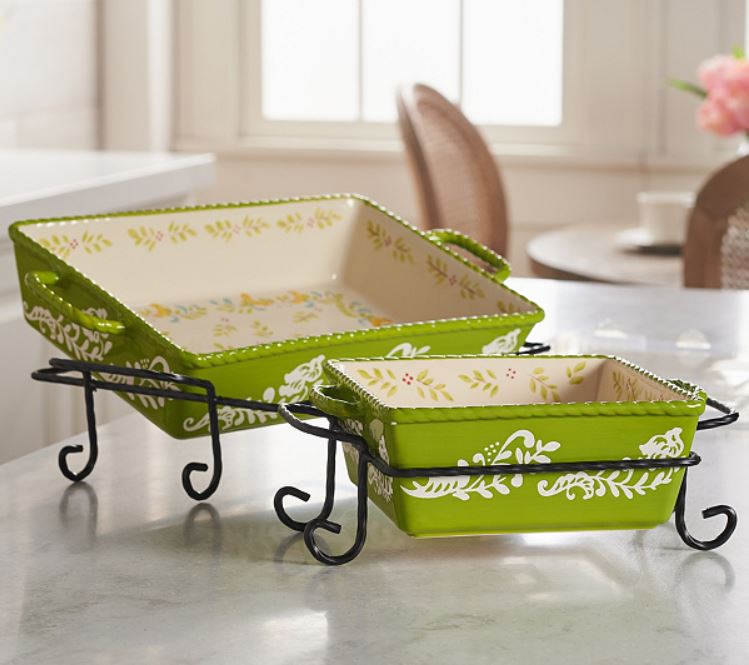 Valerie Bertinelli 4Piece Bake & Serve Set w/Lids Model K46773