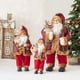 thumbnail image 2 of Papa Noel Pere Noel hecho a mano Santa Navidad padre muñecos de Navidad decoración de Papá Noel para decoración para fiesta navideña, 2 of 4