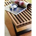 thumbnail image 3 of Nelson Bench with Solid Ash Wood and ebonized wood legs, 3 of 5