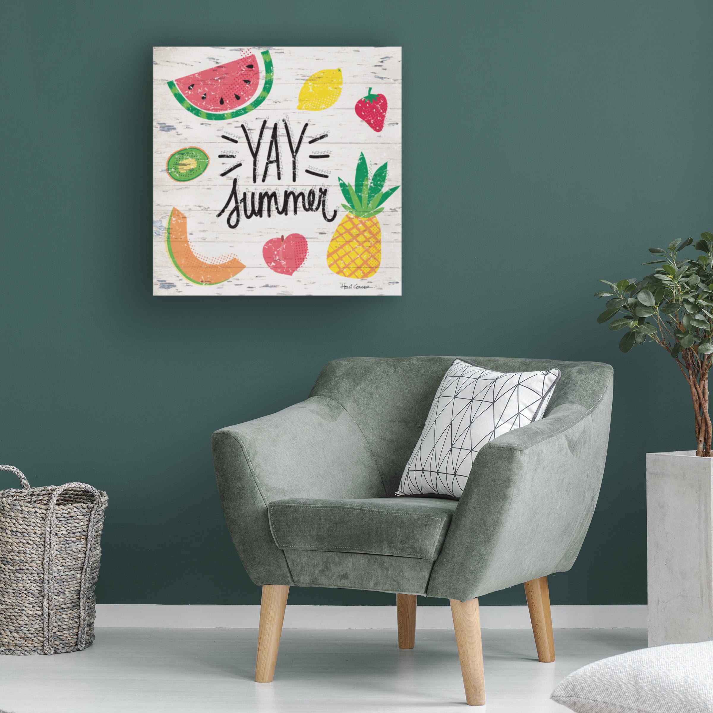 Holli Conger 'Summer Bounty 2' Canvas Art