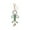 B, variant on LYMAYTER Lightweight Keychain Crochet Flower Keychain - Handmade, Colorful, for Backpack