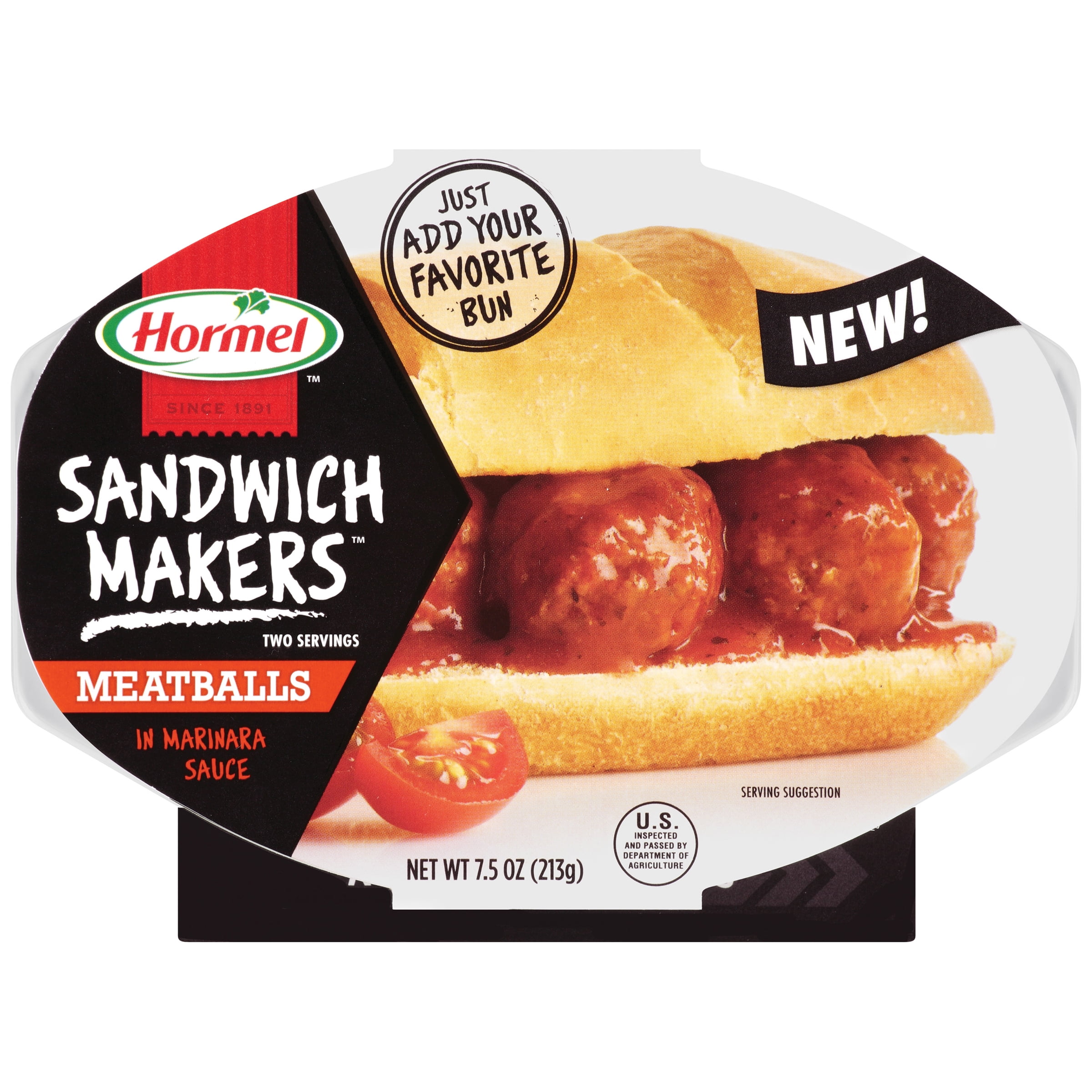 Hormel Sandwich Makers Meatballs in Marinara Sauce, 7.5 OZ by Hormel