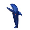thumbnail image 1 of Ropa inflable de tiburón azul para Halloween Ropa de actuación con muñeco de dibujos animados divertidos para Halloween, 1 of 6
