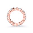 thumbnail image 2 of Four Carat Cubic Zirconia Eternity Band in 14K Rose Gold Vermeil Fourth and Fifth Wedding Annive, 2 of 5