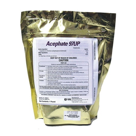 Acephate PRO 97 Systemic Insecticide, 1 Pound Bag, Water-soluble insecticide readily absorbed by plant roots and foliage for systemic control of feeding.., By