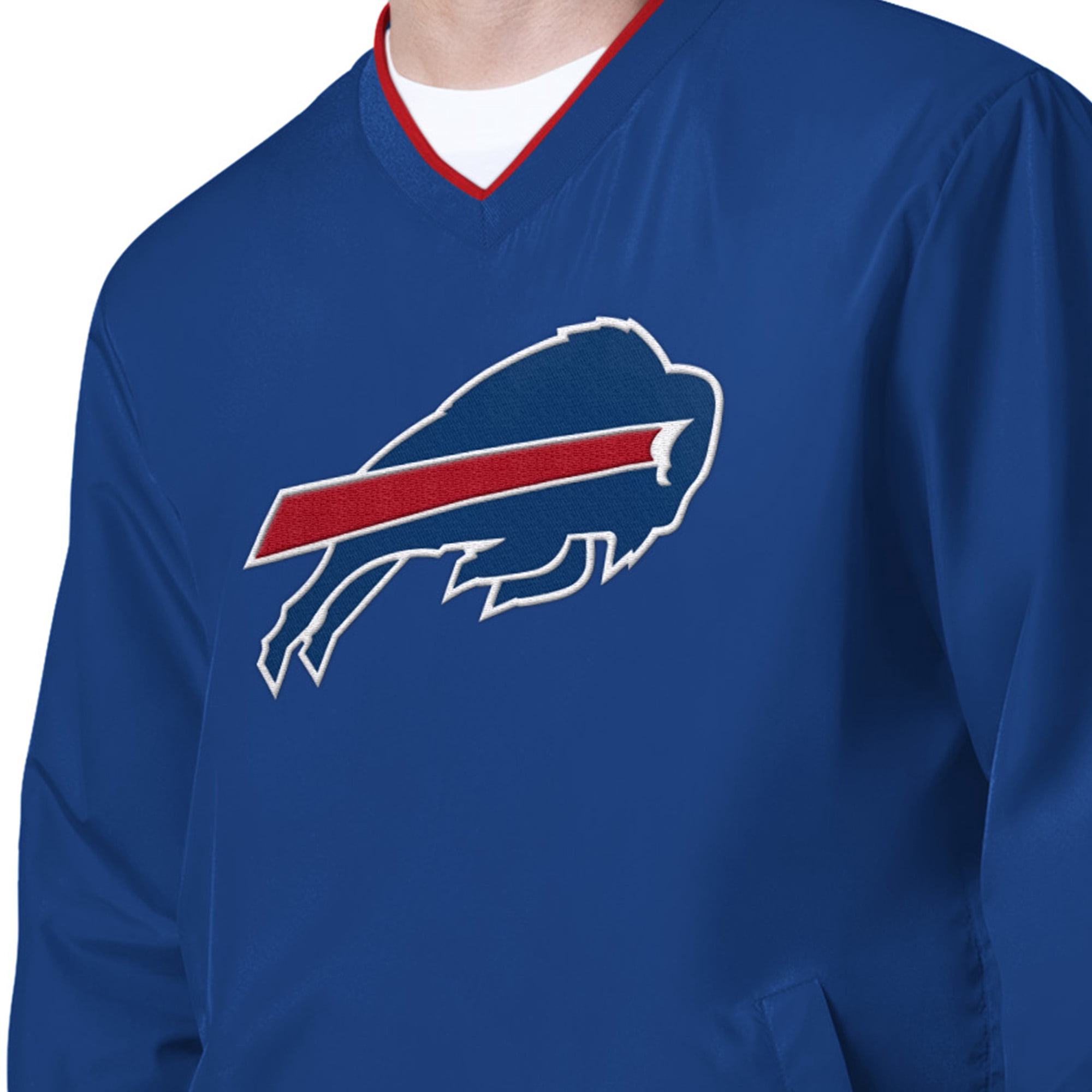 Buffalo Bills Men's NFL Combine Long Sleeve V-Neck Pullover Jacket