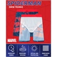 thumbnail image 2 of Marvel Spiderman Boys’ Swim Trunks – Spider-Man Swimsuit – UPF 50+ Quick Dry (2T-12), 2 of 6
