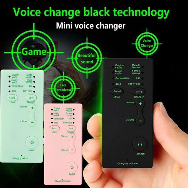 Tarjeta de sonido Bsvklp para PC Teléfono Tableta 7 Cambiador de voz Micrófono