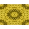 thumbnail image 1 of Ahgly Company Machine Washable Indoor Rectangle Transitional Dark Golden Rod Brown Area Rugs, 6' x 9', 1 of 7