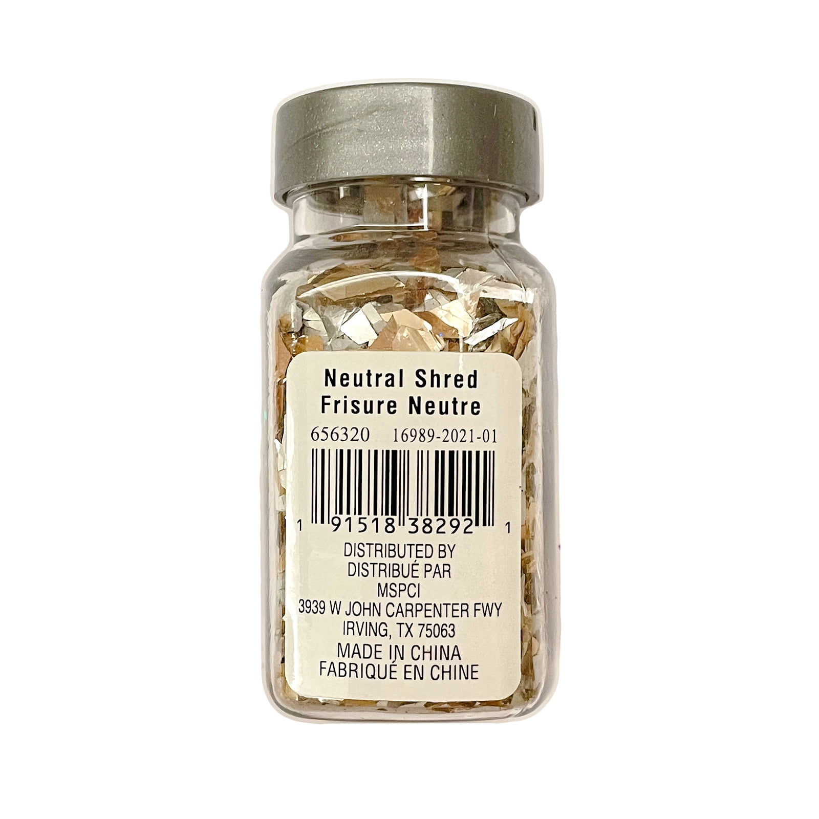 Recollections Neutral Polyester Glitter Shreds, 12 Pack