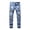 Sky Blue, variant on Xudanell Boy's Skinny Fit Ripped Destroyed Distressed Stretch Stylish Fashion Denim Jeans Pants (Navy, 8-9 Years)