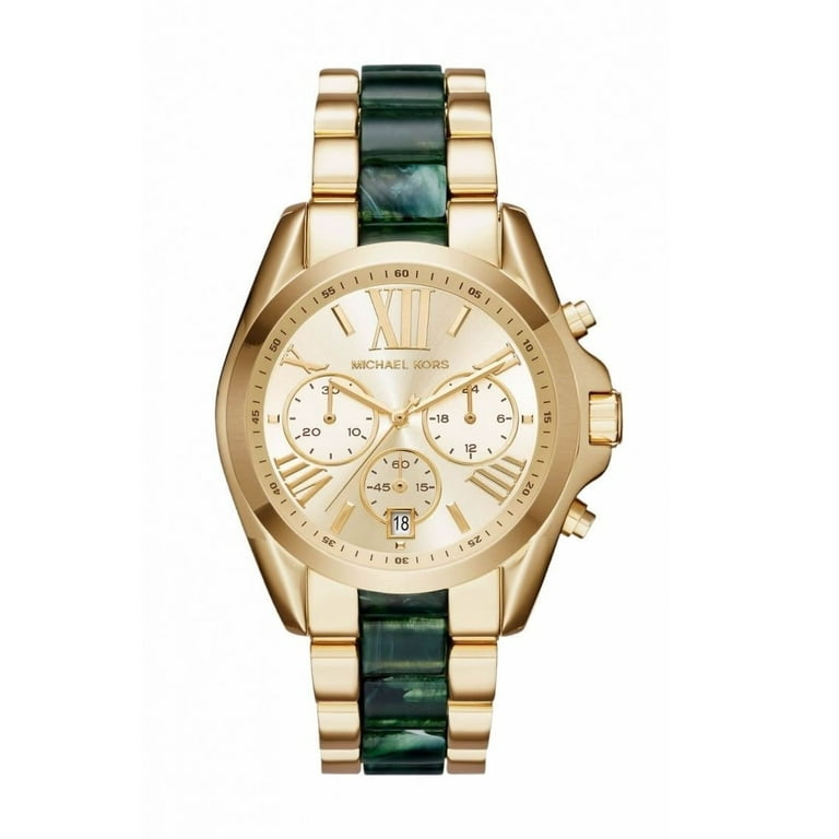 Michael Kors Women's Two Tone Gold Jade Bradshaw Watch Michael Kors Women's Two Tone Gold Jade Bradshaw Watch
