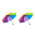 thumbnail image 3 of Guardoinrt Haute Densité Impact Tissu Parapluie Pliant Robuste et Durable pour Arc-en-Ciel Coloré 2Set, 3 of 6