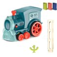 thumbnail image 2 of Dominoes Automatic Train Toy Set Blue Gifts Pink With Sound And Music Plastic Rally Experience Quickly Children‘s Toys, 2 of 19