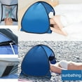 thumbnail image 6 of CC Toy Beach Tent Sunshade Windproof Storage Bag Outdoor Awning Canopy Tent Sun Shelter Headrest Tent Blue, 6 of 6