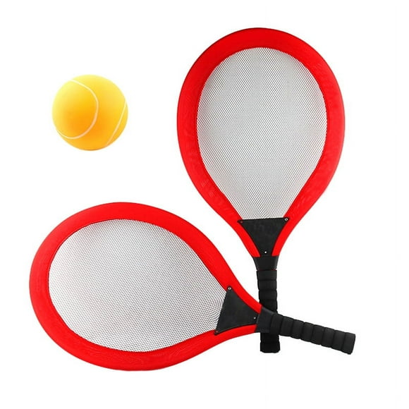 MasteelfCA Pair of Badminton Tennis Set Badminton Racket Water Tennis Racket Tennis Balls for Kids (Color in Random)