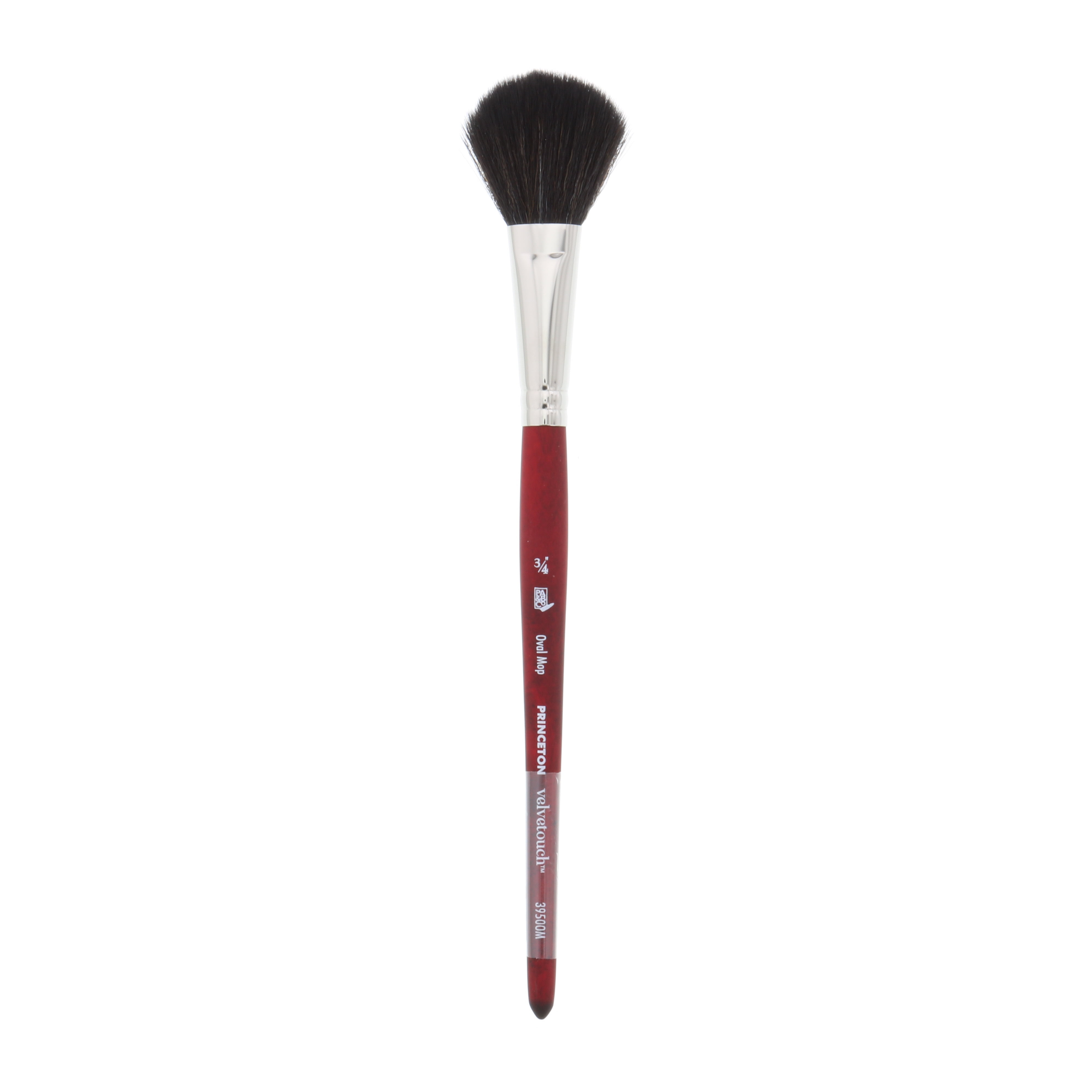 Princeton Brush Velvetouch Mixed Media Brush, Oval Mop, 3/4'