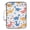 Cartoon Dinosaur and Glass, variant on Haosy Accordion File Organizer Zipper Binder 500 Sheet 6-Tab Expanding File Folder Multi-Pocket 1.2 Inch 3 Ring Watercolor Jellyfish