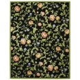 thumbnail image 3 of Safavieh Chelsea Georgiana Bordered Wool Area Rug, Black, 9' x 12', 3 of 12