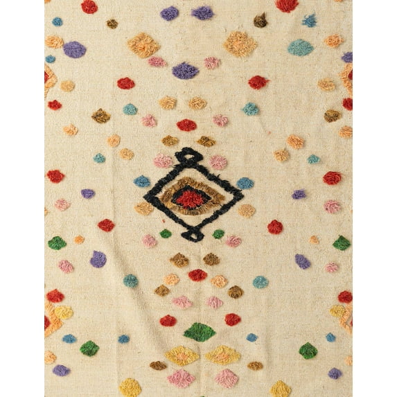 Ahgly Company Machine Washable Indoor Rectangle Abstract Khaki Gold Area Rugs, 2' x 3'