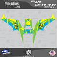 thumbnail image 4 of Kalair GFX Graphics Kit for DRR ATV DRX50 DRX70 DRX90 (All Years) Evolution Series, 4 of 5