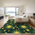 thumbnail image 3 of ODIKA 8'x10' Machine Washable Non-Slip Area Rug, Geometric Dark Green High Traffic Rug, Green, 1173873, 3 of 7