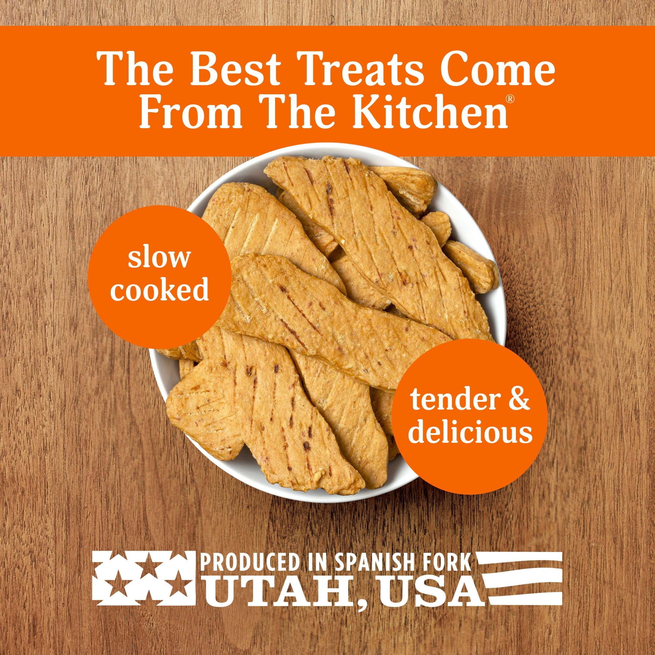 (2 pack) Milo’s Kitchen Chicken Jerky Recipe Dog Treats, 15 oz Bag