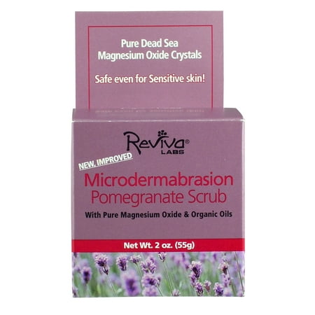 Reviva Labs Microdermabrasion Pomegranate Scrub, 2 Oz