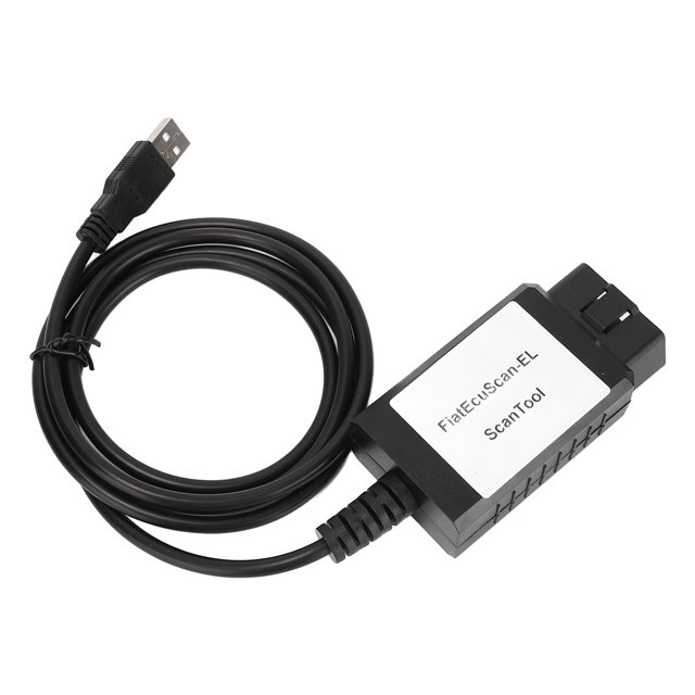 Adaptador De Diagnóstico De Escaneo ECU, Cable De Escaneo ECU OBD2 Antienvejecimiento Plástico ABS De Alta Dureza Para Automóvil
