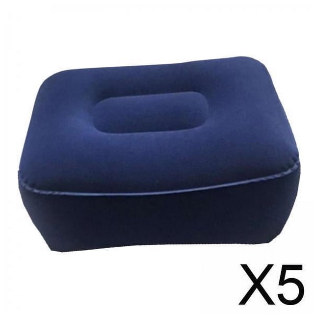 Reposapiés Inflable Macarena Curvo para estudio 5 Unidades Color Azul